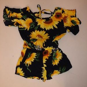 Toddler Sunflower Romper 🌻